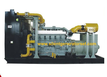 1500RPM 50HZ MITSUBISHI Diesel Generator Set , 800KW / 1000KVA  OPEN TYPE S12H-PTA PRIME POWER