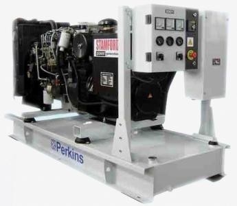 Μηχανή PERKINS 50KVA/40kw Δυνατότητα πάνω από ταχύτητα Προστασία πάνω από ρεύμα 1500PRM 230V/400